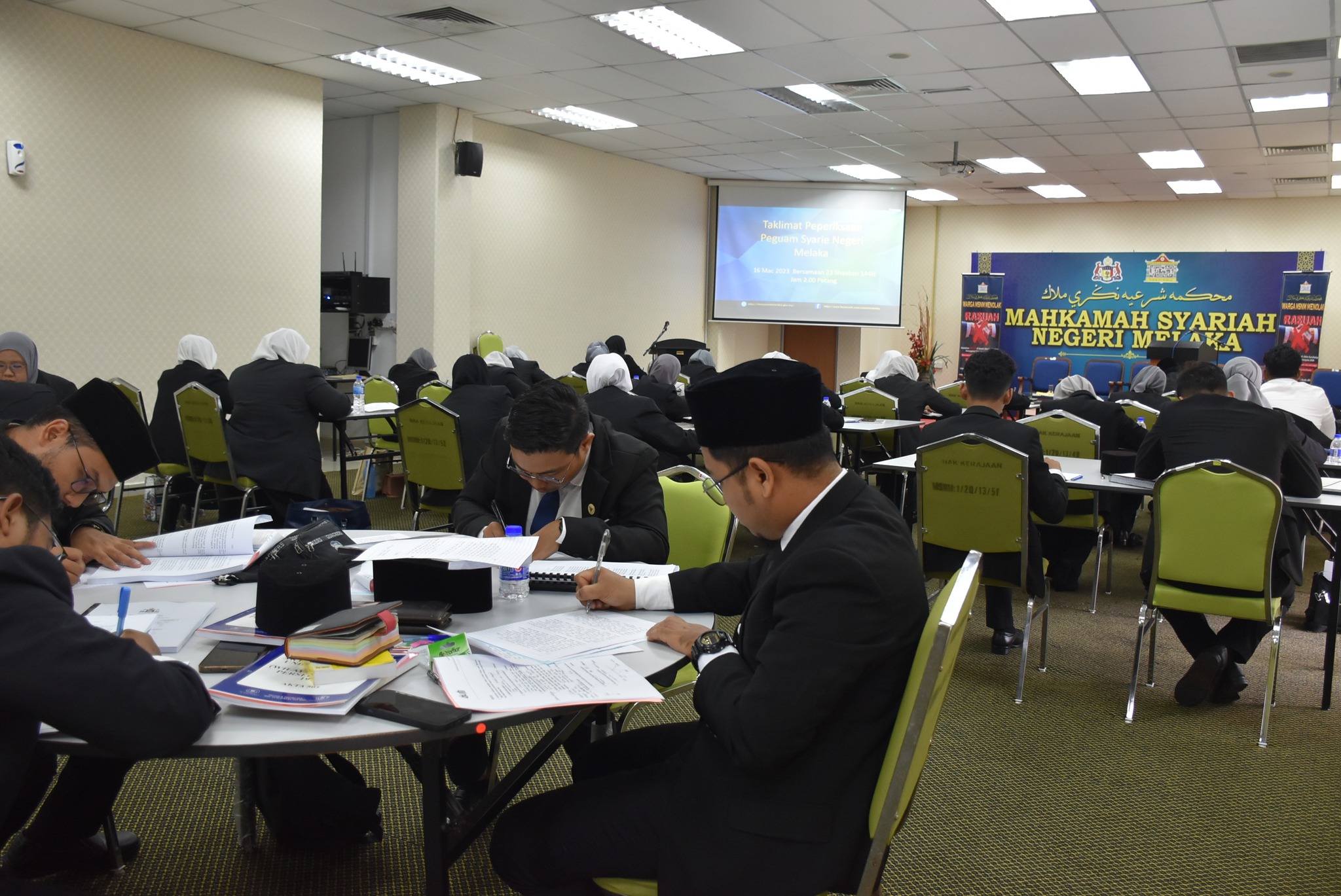 Seminar dan Peperiksaan Bertulis Peguam Syarie Negeri Melaka