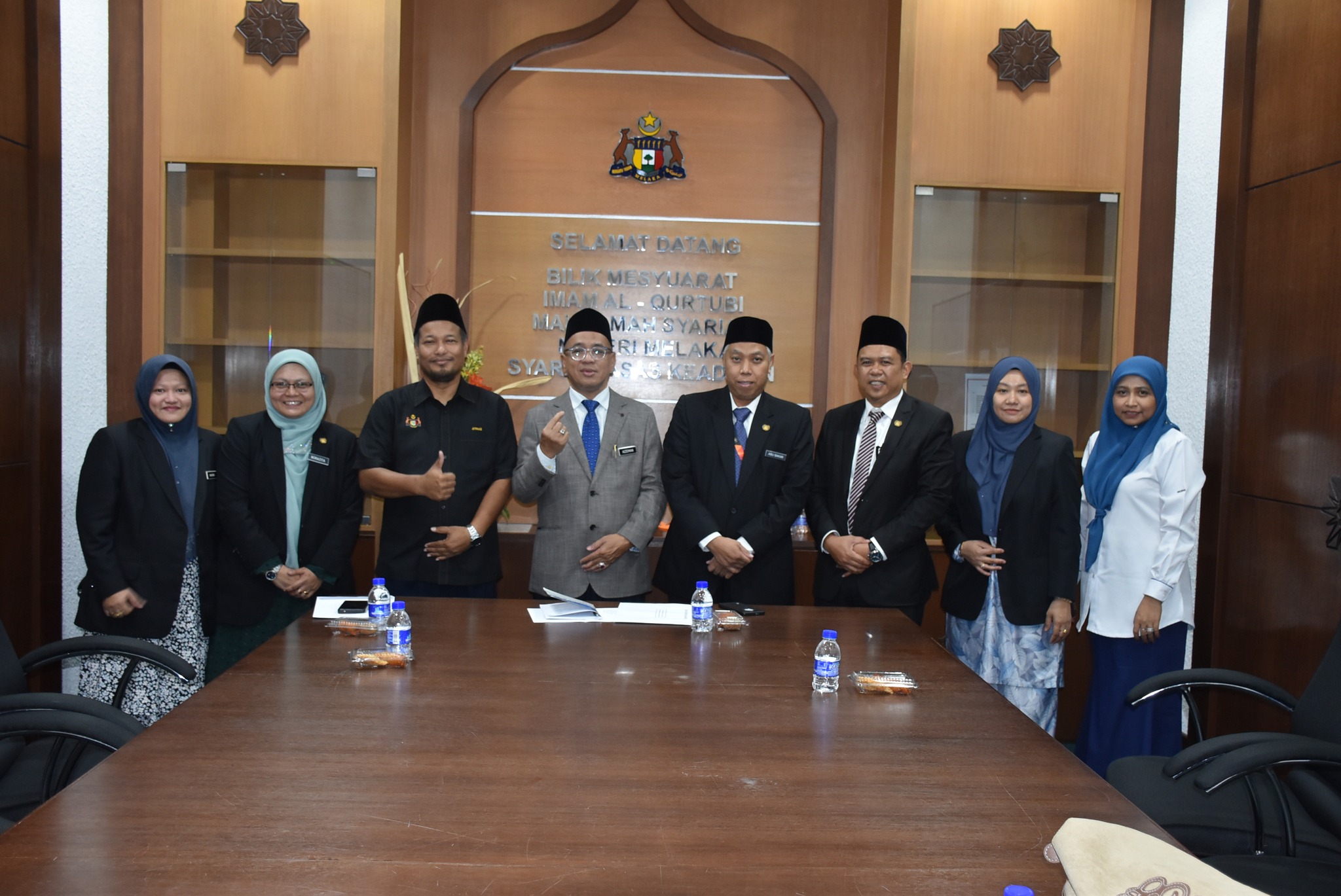 Kunjung Hormat Jabatan Pendakwaan Syariah Negeri Melaka Dan JBG Negeri Melaka Kepada KHS MSNM